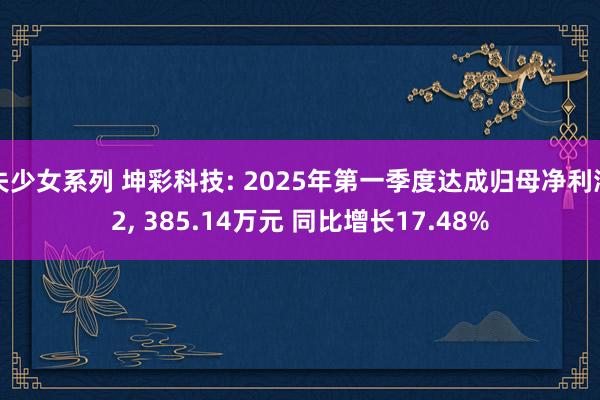 失少女系列 坤彩科技: 2025年第一季度达成归母净利润2, 385.14万元 同比增长17.48%