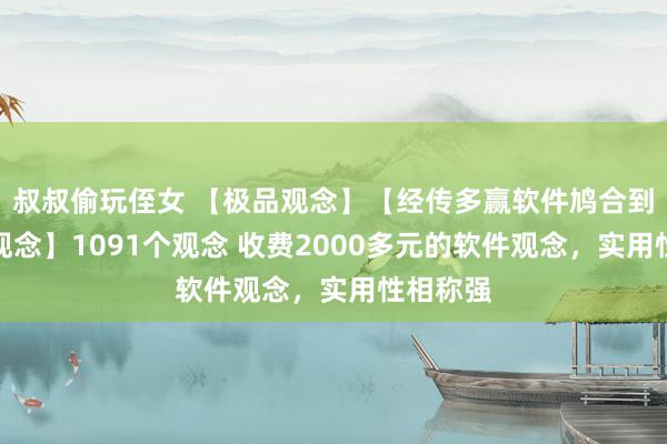 叔叔偷玩侄女 【极品观念】【经传多赢软件鸠合到邃晓信观念】1091个观念 收费2000多元的软件观念，实用性相称强